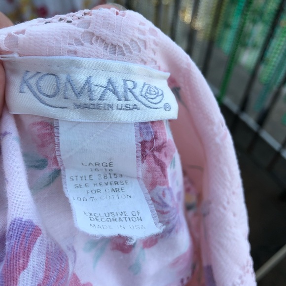 Vintage floral peignoir - Picture 8 of 8